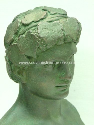 Dionysus greek plaster busts statue Greek statues Greek Busts Sculptures