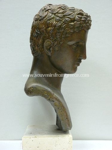 Antikythera Efivos (Ephebe) greek plaster bust statue Greek statues Greek Busts Sculptures