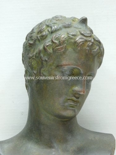 Marathon Efivos (Ephebe) or Marathon boy greek plaster bust statue  Greek statues Greek Busts Sculptures