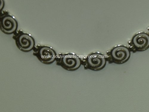 GREEK SPIRAL NECKLACE  Greek jewellery Necklaces