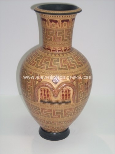 GREEK GEOMETRIC AMPHORA Greek pottery Ancient greek vessels