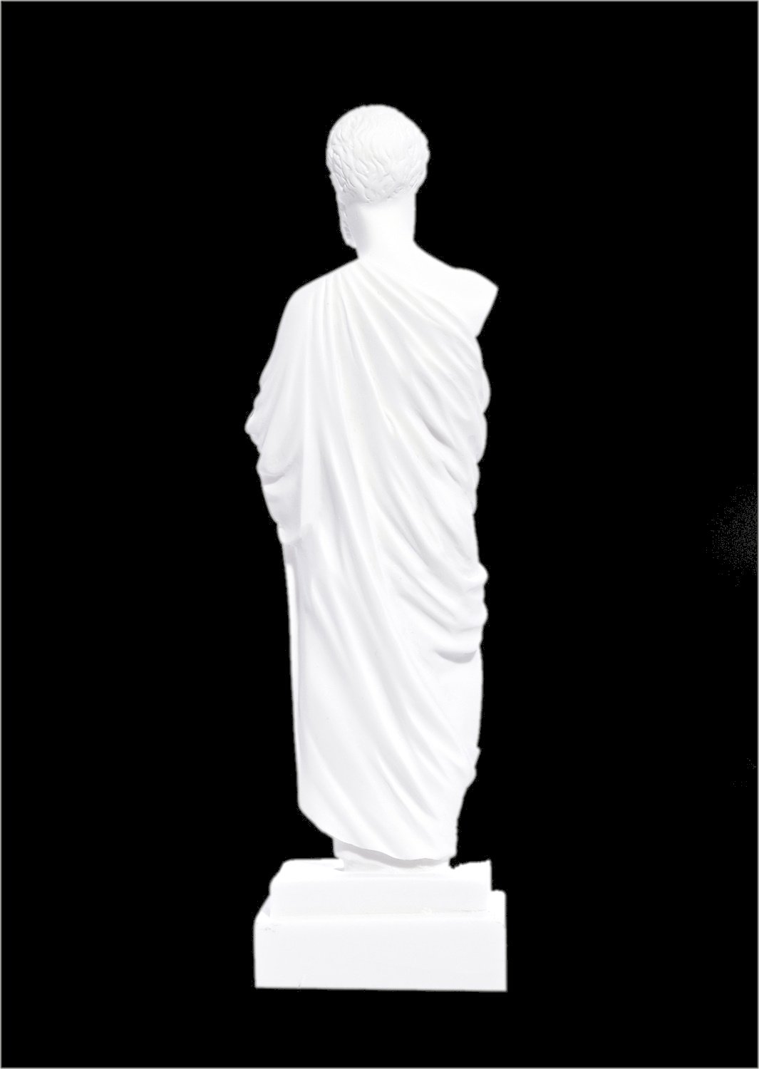 Hippocrates small greek alabaster statue