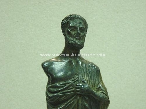 Hippocrates bronze statue Greek statues Bronze statues
