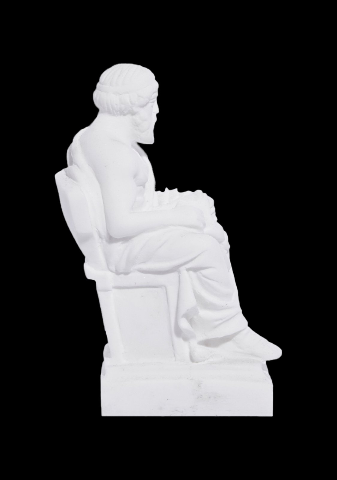 Plato greek alabaster statue