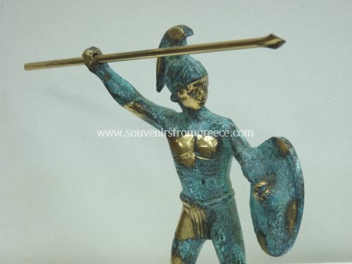 Leonidas king of Sparta greek bronze statue Greek statues Bronze statues