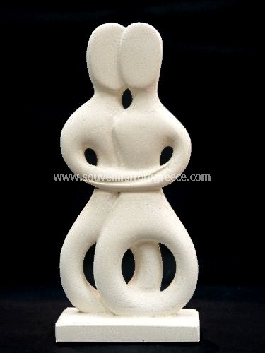 The lovers greek cycladic art statue Greek statues Cycladic art statues