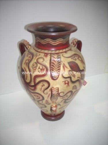 MINOAN GREEK NINE HANDLE AMPHORA Greek pottery Ancient greek vessels