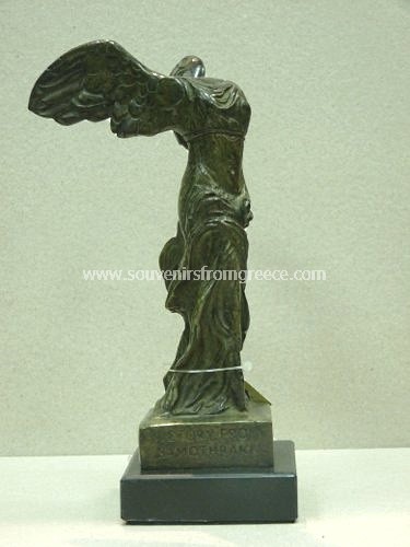 Nike of Samothrace greek bronze statue Greek statues Bronze statues