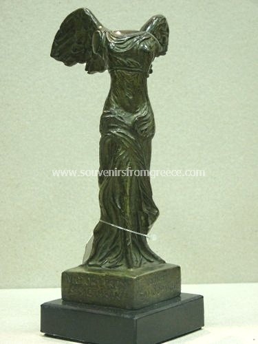 Nike of Samothrace greek bronze statue Greek statues Bronze statues
