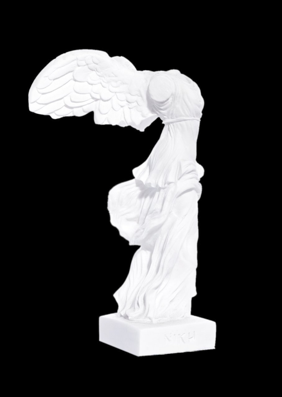 Nike of Samothrace greek alabaster statue