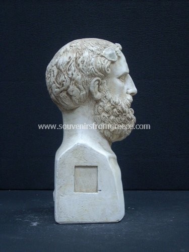 Pindaros greek plaster bust statue Greek statues Greek Busts Sculptures
