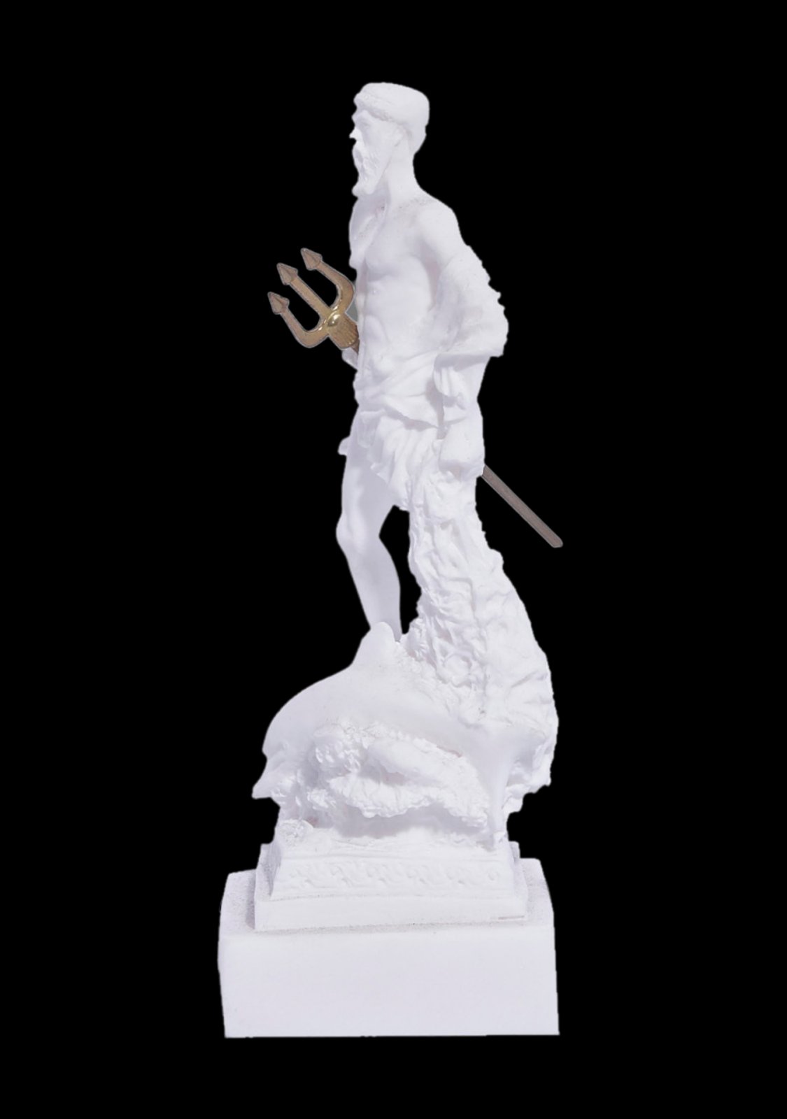 Poseidon greek alabaster statue