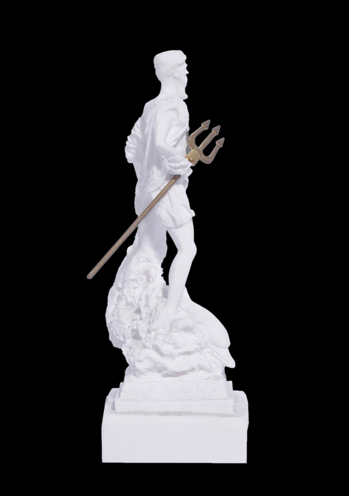 Poseidon greek alabaster statue