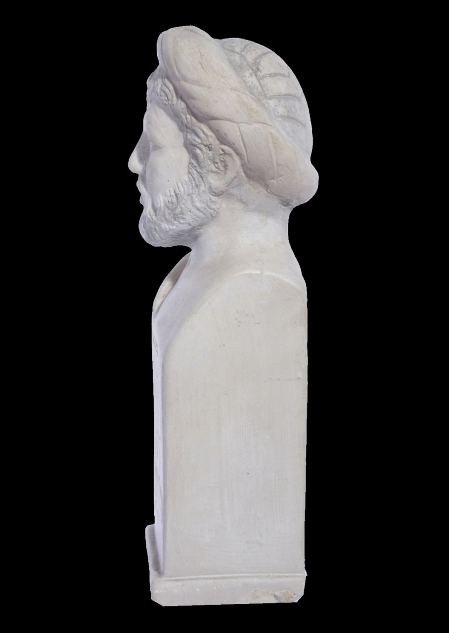 Pythagoras greek plaster bust status