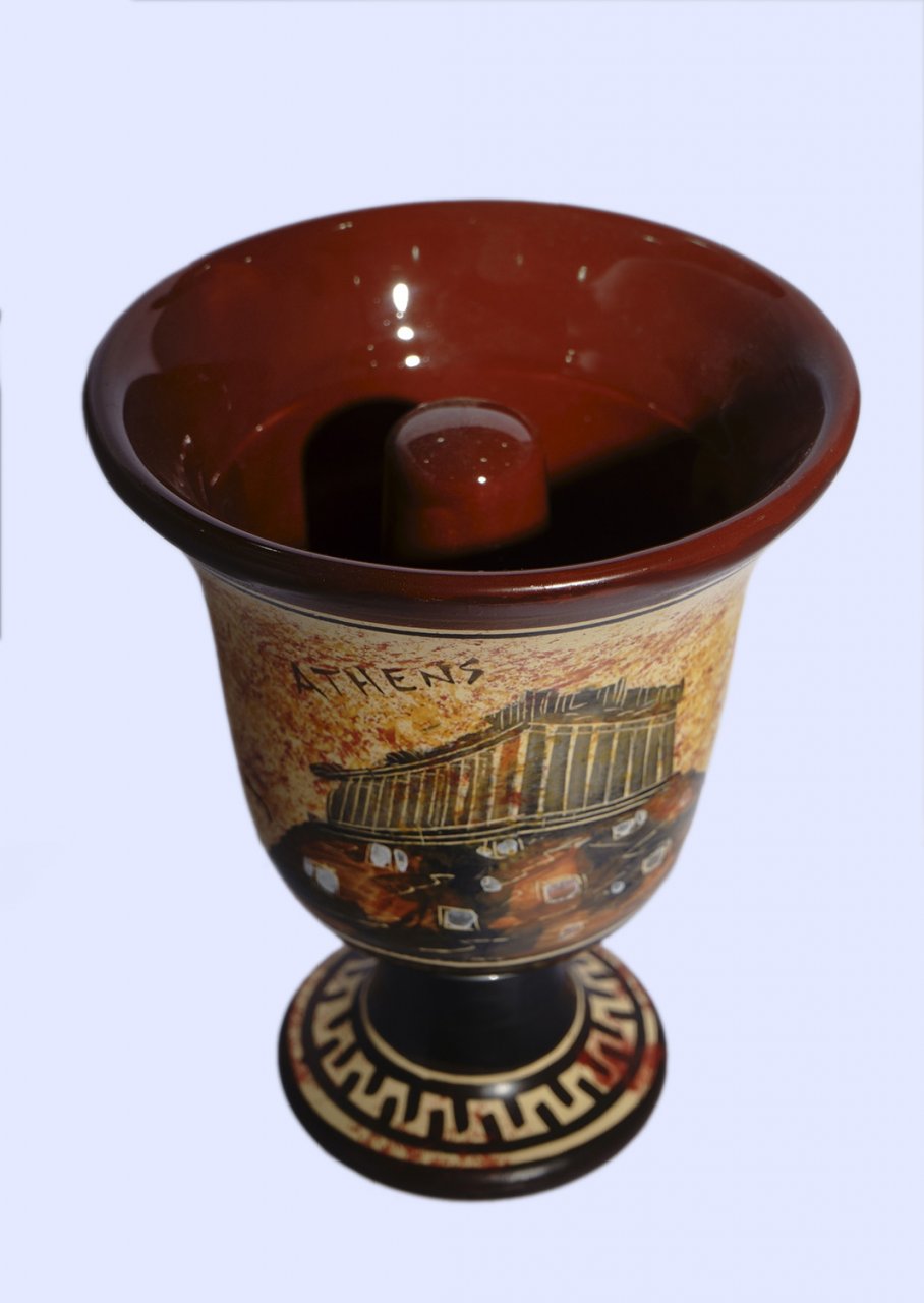 Pythagoras Ceramic Cup with Acropolis