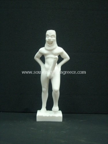 Souvenirs from Greece: Satyros greek alabaster statue Greek statues Alabaster statues Funny greek souvenirs handmade alabaster statue of Satyros the God of fertility and the symbol of animal life, unique greek gifts. 