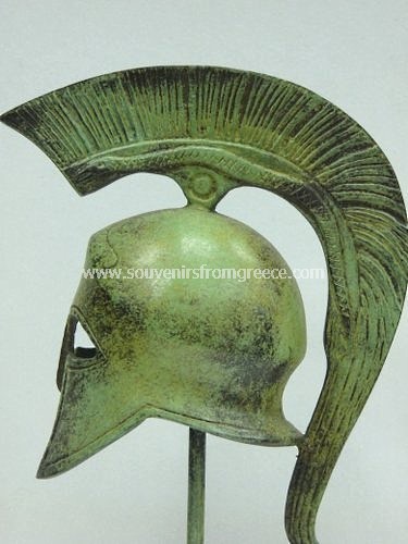 Spartan helmet greek bronze statue 
 Greek statues Bronze statues