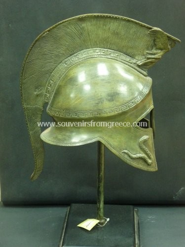 Spartan helmet greek bronze statue Greek statues Bronze statues