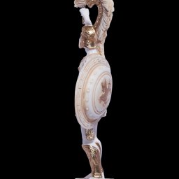 Achilles with his sword and shield, greek alabaster statue 2