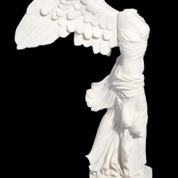 Nike of Samothrace, greek alabaster statue 2