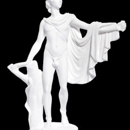 Apollo small greek alabaster statue 1