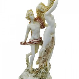 Apollo and Daphne of Lorenzo Bernini, greek alabaster statue with color 2