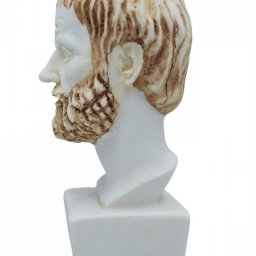 Aristotle greek alabaster bust statue 4