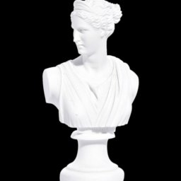 Artemis (Diana) greek alabaster bust statue 1