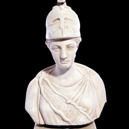 Athena greek plaster bust statue 1