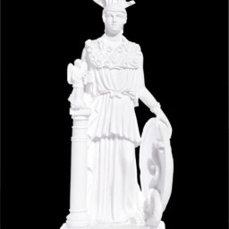 Greek alabaster statue of Athena the Goddess of wisdom 1
