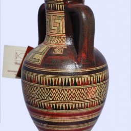 Attic amphora with geometric decoration  2