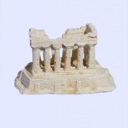 Parthenon on Acropolis rock small plaster statue 2