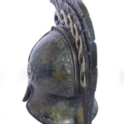 Greek bronze statue of a helmet from Argos 3