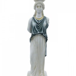 Caryatid greek alabaster statue 1