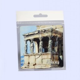 Athens Coaster with Caryatids of Erechtheion 1