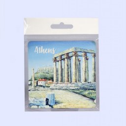 Athens Coaster with The Temple of Olympian Zeus 1