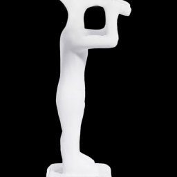 The Pipe Player greek cycladic art replica statue  2