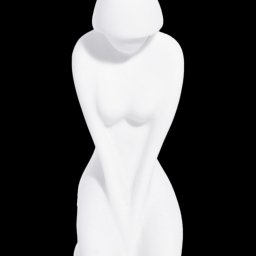 Female greek cycladic art small statue 1