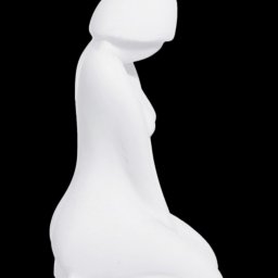 Female greek cycladic art small statue 2