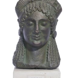 Kore greek plaster bust statue 1