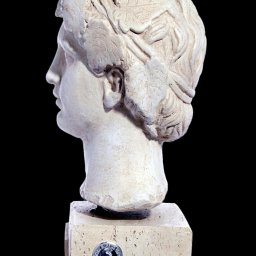 Dionysus greek plaster bust statue 2