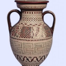 Large Attic amphora with geometric decoration 1