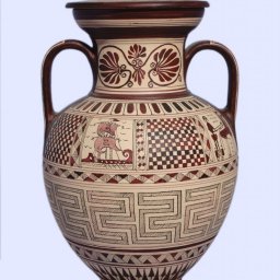 Medium size Attic amphora with geometric decoration 1