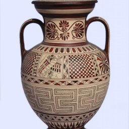 Medium size Attic amphora with geometric decoration 2