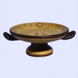 Geometric kylix with owl 2