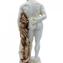 Hercules greek alabaster statue with color 2