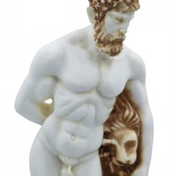 Hercules greek alabaster statue with color 3