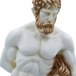 Hercules greek alabaster statue with color 4