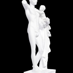 Hermes and the infant Dionysus of Praxiteles greek alabaster statue 2