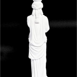 Small greek alabaster statue of Caryatid  2